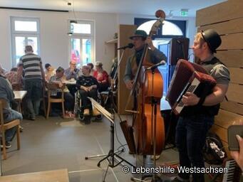 Beim Konzert sind unsere Gäste hautnah dabei.